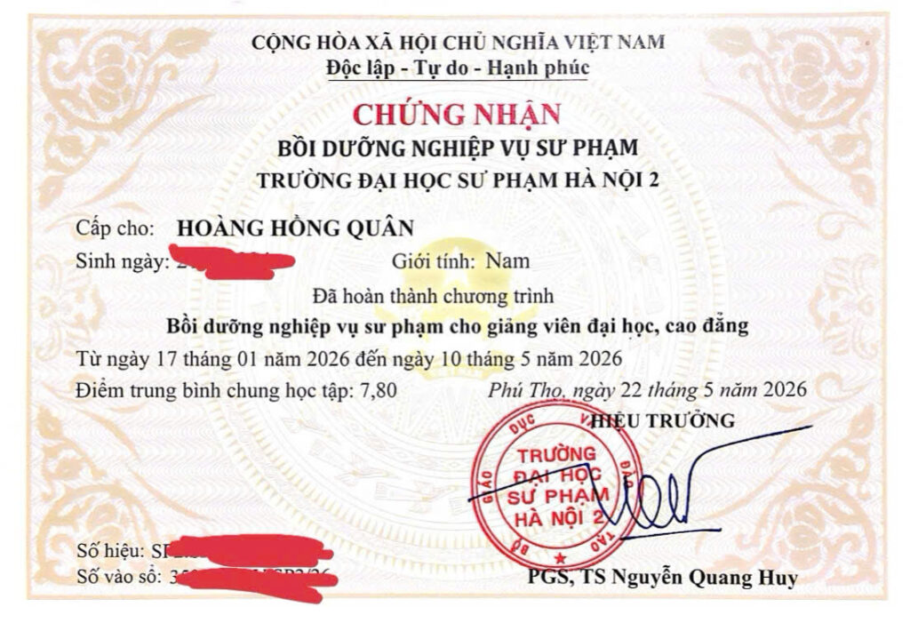 Nghiệp vụ Sư phạm Đại học